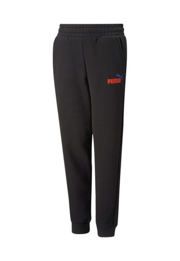 PUMA Pantaloni  rosso ruggine / nero