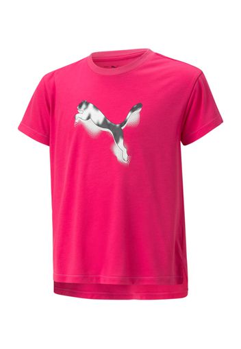 PUMA Maglia funzionale  pitaya / nero / bianco