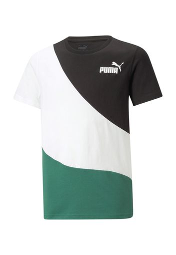 PUMA Maglietta  smeraldo / nero / bianco