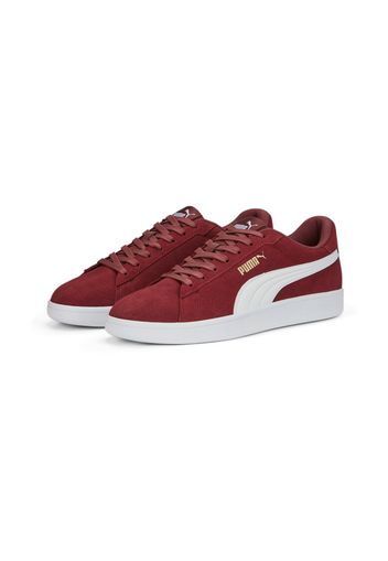 PUMA Sneaker bassa 'Smash'  oro / rosso ciliegia / bianco