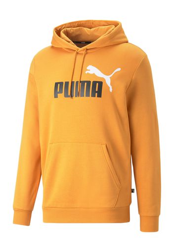 PUMA Felpa sportiva  arancione chiaro / nero / bianco