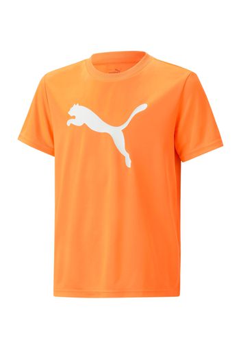 PUMA Maglia funzionale  arancione chiaro / bianco