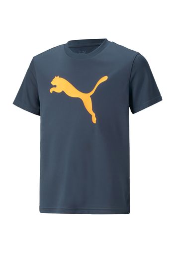 PUMA Maglia funzionale  blu colomba / giallo