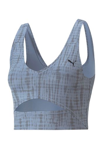 PUMA Top sportivo  blu colomba / grigio / nero