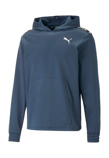 PUMA Felpa sportiva  blu colomba / nero / bianco