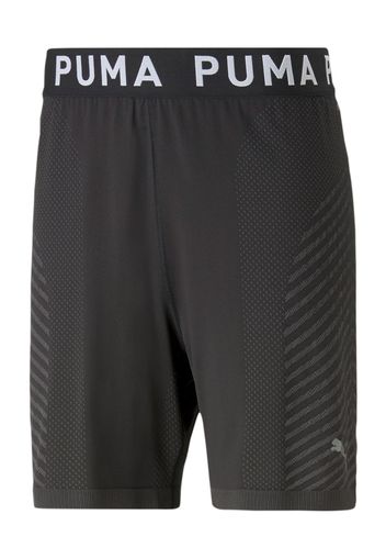 PUMA Pantaloni sportivi  grigio / nero / bianco