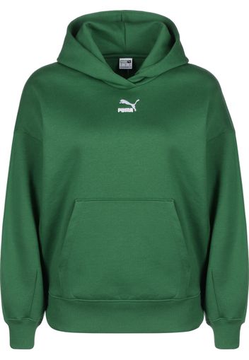 PUMA Felpa  verde erba / bianco