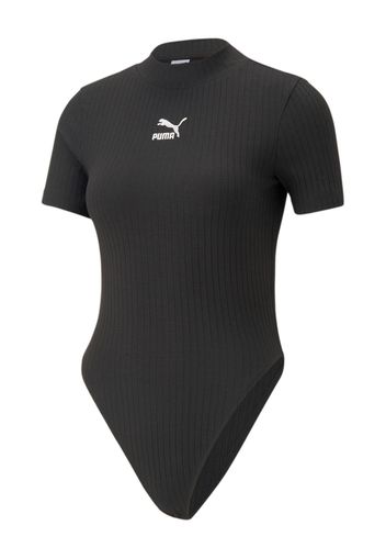 PUMA Body a maglietta  nero / bianco