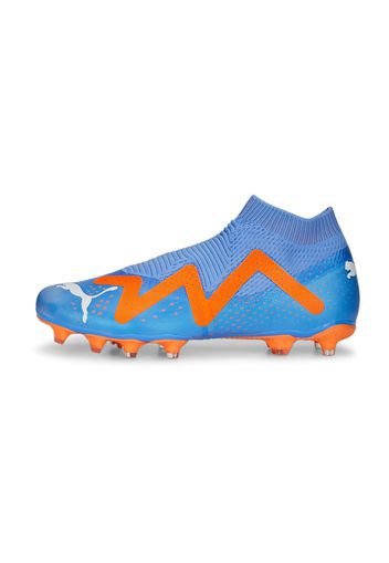 PUMA Scarpa da calcio 'FUTURE Match+'  blu fumo / arancione / bianco