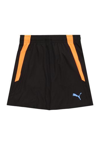 PUMA Pantaloni sportivi 'LIGA'  blu / arancione / nero