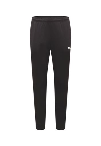 PUMA Pantaloni sportivi 'TeamRISE'  nero / bianco