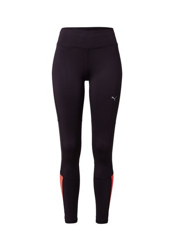 PUMA Pantaloni sportivi  rosso fuoco / nero