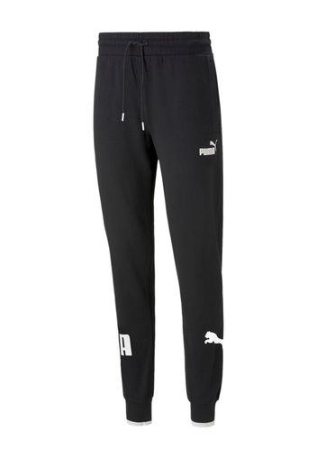 PUMA Pantaloni sportivi 'POWER'  nero / bianco