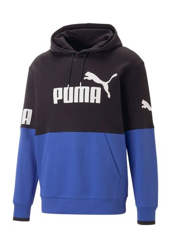 PUMA Felpa sportiva 'POWER'  blu reale / nero / bianco