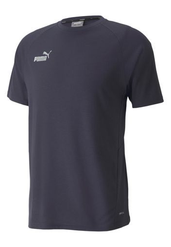 PUMA Maglia funzionale 'TeamFinal'  blu notte / bianco