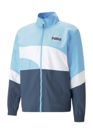 PUMA Giacca sportiva 'Clyde'  marino / blu chiaro / bianco