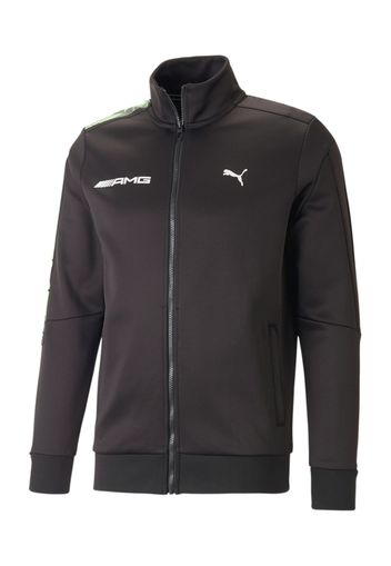 PUMA Giacca sportiva  verde / nero / bianco