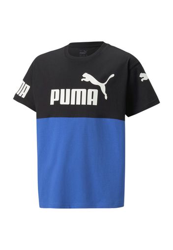 PUMA Maglietta 'POWER'  blu / nero / bianco