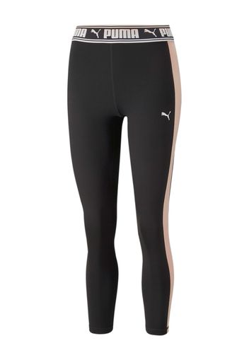 PUMA Pantaloni sportivi  rosa antico / nero / bianco