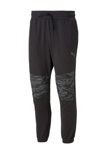 PUMA Pantaloni sportivi  grigio / nero