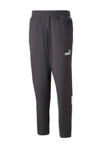 PUMA Pantaloni sportivi  grigio scuro / cachi / bianco