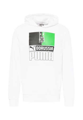 PUMA Felpa sportiva  verde chiaro / nero / bianco