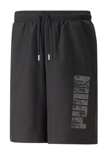 PUMA Pantaloni sportivi 'POWER'  pietra / nero