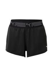 PUMA Pantaloni sportivi  nero / bianco