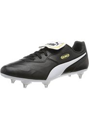 PUMA Scarpa da calcio 'King Top SG Low Boot'  giallo / nero / bianco