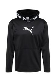 PUMA Felpa sportiva  nero / bianco