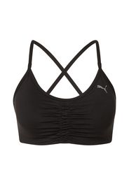 PUMA Reggiseno sportivo  nero / grigio