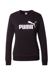 PUMA Felpa sportiva  nero / bianco