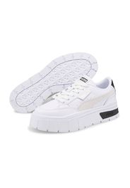 PUMA Sneaker bassa 'Mayze Stack'  bianco / nero / nudo