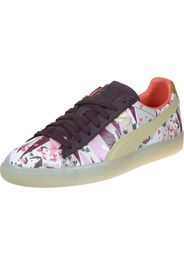 PUMA Sneaker bassa 'Clyde Moon Desert'  beige / lilla scuro / bianco