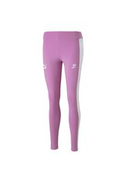 PUMA Leggings 'Team'  lilla / bianco