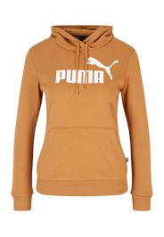 PUMA Felpa sportiva  marrone / bianco