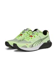 PUMA Scarpa da corsa 'Fast-Trac Nitro'  limone / grigio / rosso / nero