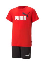 PUMA Set  rosso / nero / bianco