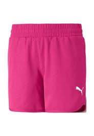 PUMA Pantaloni sportivi  rosa / bianco
