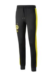 PUMA Pantaloni sportivi 'Borussia Dortmund'  giallo chiaro / nero