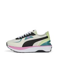 PUMA Sneaker bassa 'Cruise Rider'  smeraldo / verde pastello / nero / bianco lana