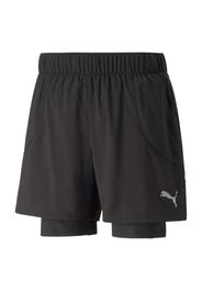 PUMA Pantaloni sportivi  grigio / nero