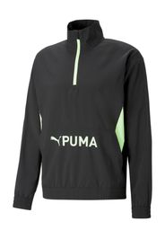 PUMA Giacca sportiva  verde neon / nero