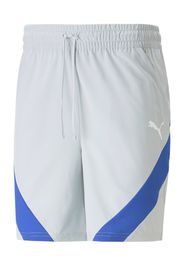 PUMA Pantaloni sportivi  blu reale / grigio chiaro / bianco