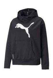 PUMA Felpa sportiva  nero / bianco