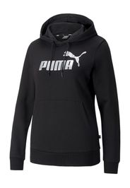 PUMA Felpa  nero / bianco