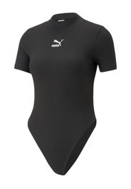 PUMA Body a maglietta  nero / bianco