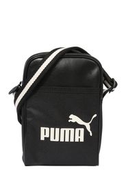 PUMA Borsa a tracolla  nero / bianco