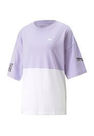 PUMA Maglia extra large  lavanda / nero / argento / bianco