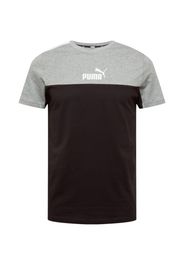 PUMA Maglia funzionale  grigio sfumato / nero / bianco